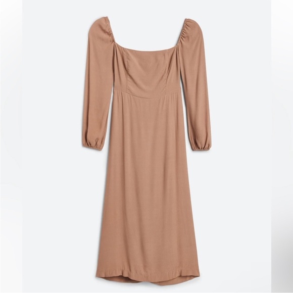 Gracemade | NWOT Esther Eco Midi Dress In Brown | S - Picture 1 of 11